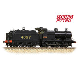 Graham Farish 372-063SF N Gauge MR 3835 4F with Fowler Tender 4057 LMS Black (MR)(DCC SOUND)