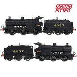 Graham Farish 372-063SF N Gauge MR 3835 4F with Fowler Tender 4057 LMS Black (MR)(DCC SOUND)