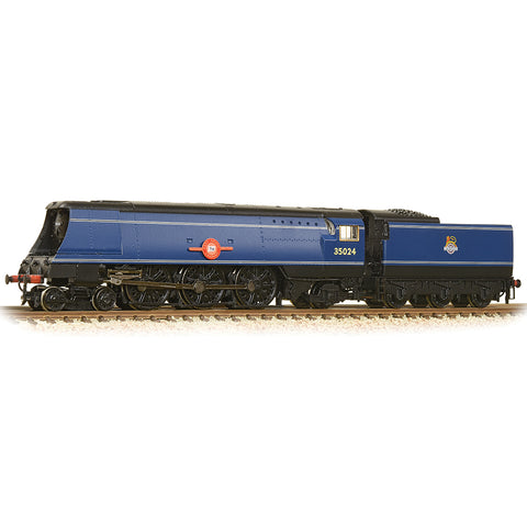 Graham Farish 372-310 N Gauge BR Blue Merchant Navy 35024 East Asiatic Company