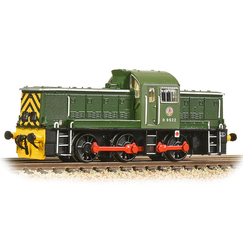 Graham Farish 372-950A N Gauge Class 14 D9522 BR Green (Wasp Stripes)