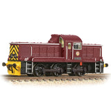 Graham Farish 372-955 N Gauge Class 14 D9523 BR Maroon (Wasp Stripes)