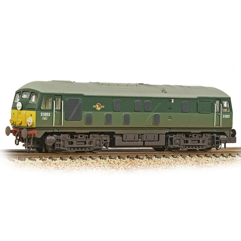 Graham Farish 372-979A N Gauge Class 24/0 D5053 BR Two-Tone Green (Small Yellow Panels) [W]