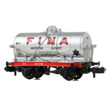 Graham Farish 373-658 N Gauge 14T Tank Wagon 'Fina' Silver