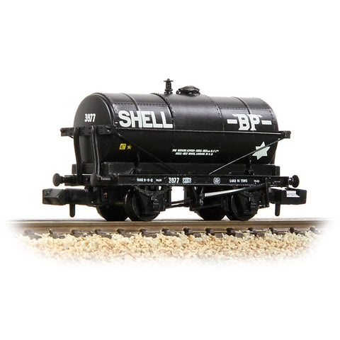 Graham Farish 373-660A N Gauge 14T Tank Wagon 'Shell/BP' Black
