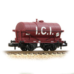 Graham Farish 373-682B N Gauge 14T Tank Wagon 'ICI' Maroon
