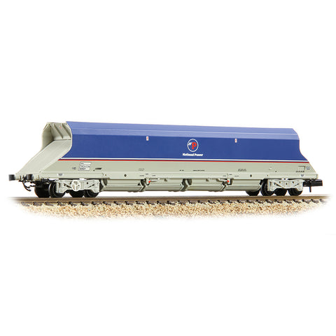 Graham Farish 373-811A N Gauge HKA Bogie Hopper 'National Power' Blue