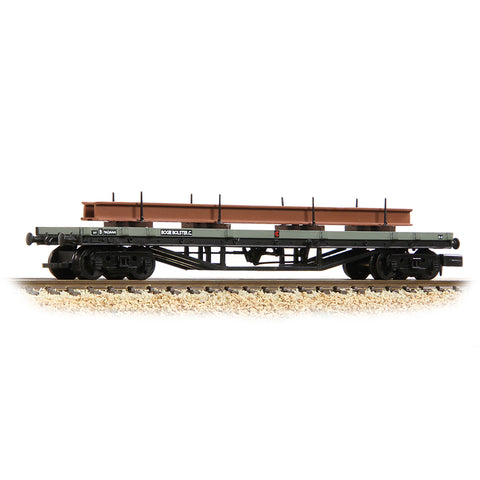 Graham Farish 373-926E N Gauge 30T 'Bogie Bolster C' Bogie Bolster BR Grey [WL]