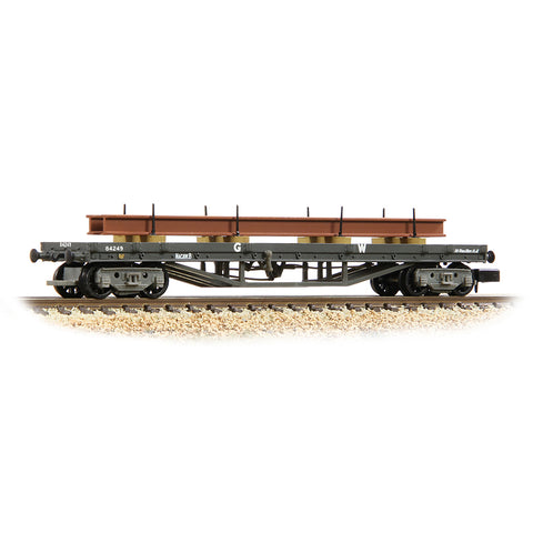 Graham Farish 373-927D N Gauge 30T 'Macaw B' Bogie Bolster GWR Grey [WL]