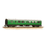 Graham Farish 374-432 N Gauge SR Bulleid Brake 3rd Semi Open Coach BR Malachite Green