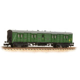 Graham Farish 374-631A N Gauge SR Bogie B Luggage Van BR(SR) Green