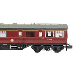 Graham Farish 374-880 N Gauge LMS 50ft Inspection Saloon BR Maroon (Black Ends)
