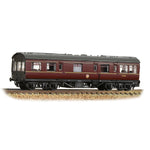 Graham Farish 374-880 N Gauge LMS 50ft Inspection Saloon BR Maroon (Black Ends)