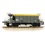 Graham Farish 377-001B N Gauge BR YGH 'Sea-Lion' Bogie Hopper Wagon BR Engineers Grey & Yellow