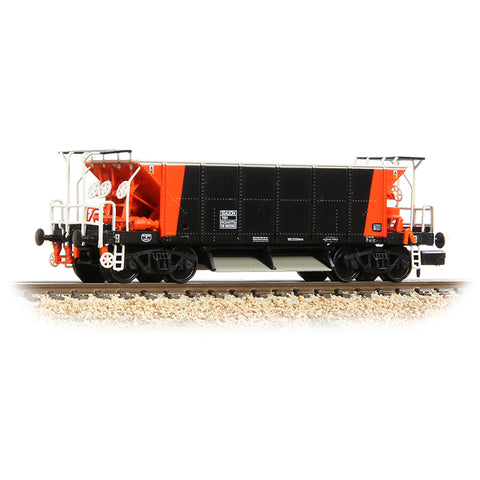 Graham Farish 377-004 N Gauge BR YGH 'Sealion' Bogie Hopper Wagon LoadHaul Black & Orange