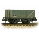 Graham Farish 377-078C N Gauge 7 Plank Wagon End Door BR Grey (Early) [W]