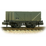 Graham Farish 377-078C N Gauge 7 Plank Wagon End Door BR Grey (Early) [W]