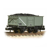 Graham Farish 377-250E N Gauge BR 16T Steel Mineral Wagon With Bottom Doors BR Grey [WL]