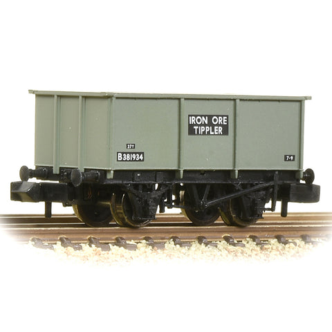Graham Farish 377-275C N Gauge BR 27T Steel Tippler BR Grey (Early) 'Iron Ore'