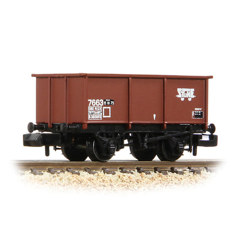 Graham Farish 377-278A N Gauge BR 27T Steel Tippler Wagon BR Bauxite (TOPS) [WL]