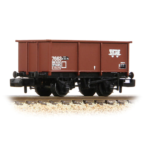 Graham Farish 377-278B N Gauge BR 27T Steel Tippler Wagon BR Bauxite (TOPS) [WL]