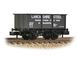 Graham Farish 377-280 N Gauge BR 27T Steel Tippler Wagon 'Lancashire Steel' Black