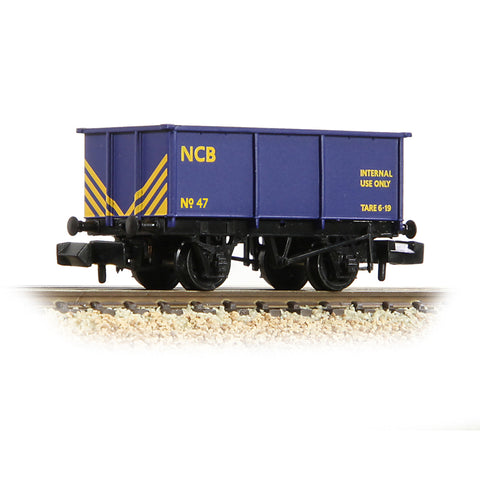 Graham Farish 377-282A N Gauge BR 27T Steel Tippler Wagon NCB Blue