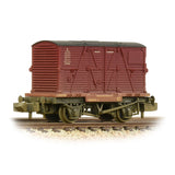 Graham Farish 377-328C N Gauge Conflat BR Bauxite (Early) BR Crimson BD Container [W,WL]