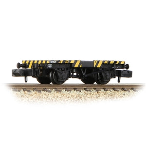 Graham Farish 377-343 N Gauge BR Ex-Conflat Runner Wagon BR Yellow & Black Wasp Stripes