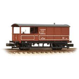 Graham Farish 377-377A N Gauge GWR 20T 'Toad' Brake Van BR Bauxite (Early)