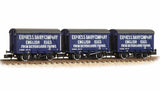 Graham Farish 377-440 N Gauge SR 12t Vent Van Express Dairy Triple Pack