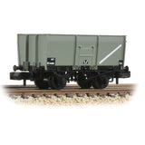 Graham Farish 377-450C N Gauge 16T Steel Slope-Sided Mineral Wagon Riveted Side Door BR Grey (Early)