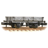 Graham Farish 377-500B N Gauge 3 Plank Wagon ICI Buxton Lime