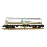 Graham Farish 377-675B N Gauge JPA Bogie Cement Tank Wagon VTG 'Lafarge Cement' Silver