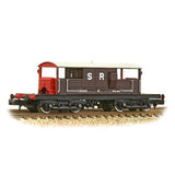 Graham Farish 377-875A N Gauge SR 25T 'Queen Mary' Brake Van SR Brown