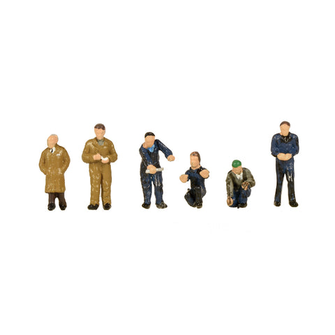 Graham Farish 379-316 N Gauge Factory Workers & Foreman Figures