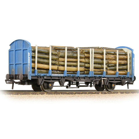 Bachmann 38-302A OO Gauge BR OTA Timber Wagon 'Kronospan' Blue [W] [WL]