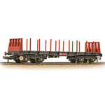 Bachmann 38-351B OO Gauge BR BAA Steel Carrier Wagon BR Railfreight Red [W] [WL]