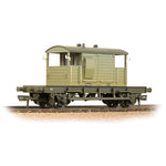 Bachmann 38-401B OO Gauge SR 25T 'Pill Box' Brake Van Left-Hand Duckets BR Grey [W]