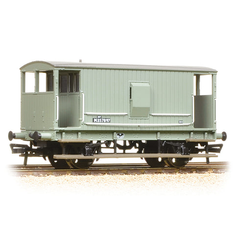 Bachmann 38-550A OO Gauge BR Grey Midland 20T Brake Van w Duckets