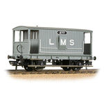 Bachmann 38-552B OO Gauge Midland Railway 20T Brake Van with Duckets LMS Grey