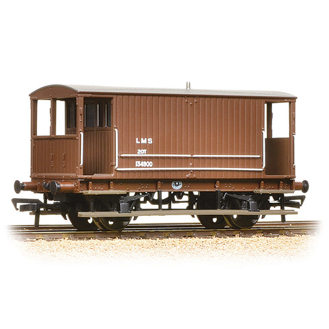 Bachmann 38-553A OO Gauge LMS Midland 20T Brake Van w/o Duckets