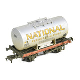 Bachmann 38-778A OO Gauge 14T Class A Tank Wagon 'National Benzole' Silver [W]