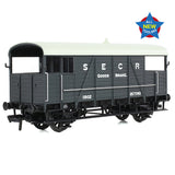 Bachmann 38-915 OO Gauge SE&CR 25T 'Dance Hall' Brake Van SE&CR Grey