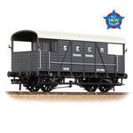 Bachmann 38-915 OO Gauge SE&CR 25T 'Dance Hall' Brake Van SE&CR Grey