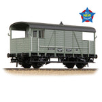 Bachmann 38-917 OO Gauge SE&CR 25T 'Dance Hall' Brake Van BR Grey (Early)