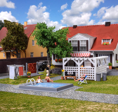 Kibri 38148 HO/OO Gauge Garden and Terrace Kit