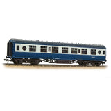 Bachmann 39-452A OO Gauge LMS 57ft 'Porthole' Second Corridor Coach BR Blue & Grey