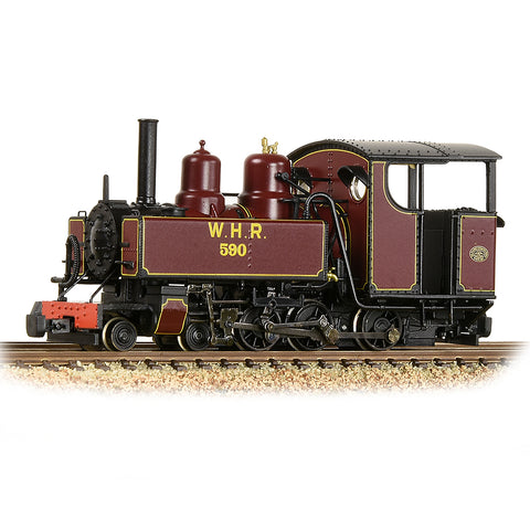 Bachmann 391-031 OO9 Gauge Baldwin 10-12-D Tank 590 Welsh Highland Railway Lined Maroon