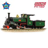Bachmann 391-130SF OO-9 Gauge Mainline Hunslet 0-4-0STT ‘Linda’ Ffestiniog Railway Green (Sound Fitted)