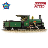 Bachmann 391-130SF OO-9 Gauge Mainline Hunslet 0-4-0STT ‘Linda’ Ffestiniog Railway Green (Sound Fitted)